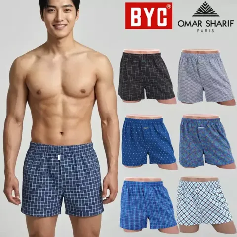 BYC 남성용 트렁크 팬티 5매 세트