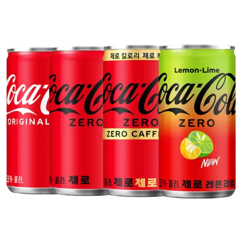 코카콜라 오리지널 + 코카콜라 제로 음료 190ml 모음 60캔 (30캔x2박스)