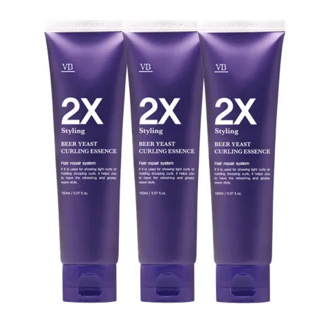 비바스 맥주효모 2X 스타일링 컬링 헤어에센스 150ml 3개