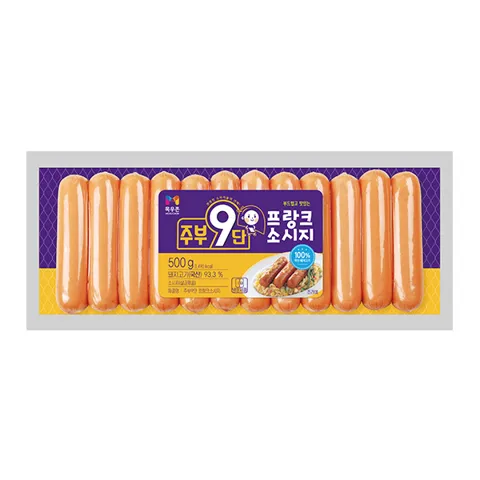 목우촌 주부9단 프랑크 소시지 500g 3개