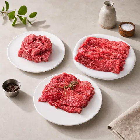 1++ 등급 한우 불고기 300g+300g