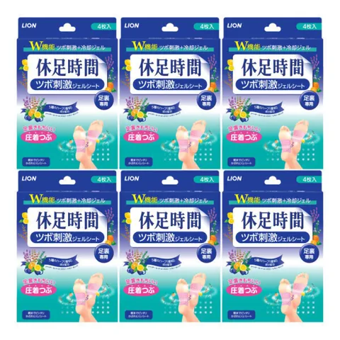 휴족시간 지압자극 쿨링시트 4매입 x 6개