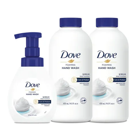 도브 포밍 핸드워시 본품 240ml 1개+리필 430ml 2개