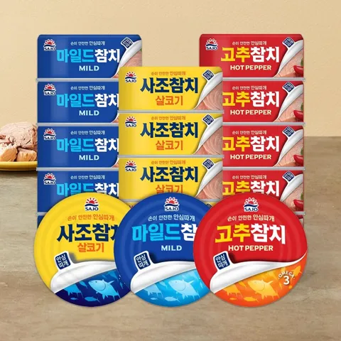 안심따개 참치 100g 12+12 총 24캔