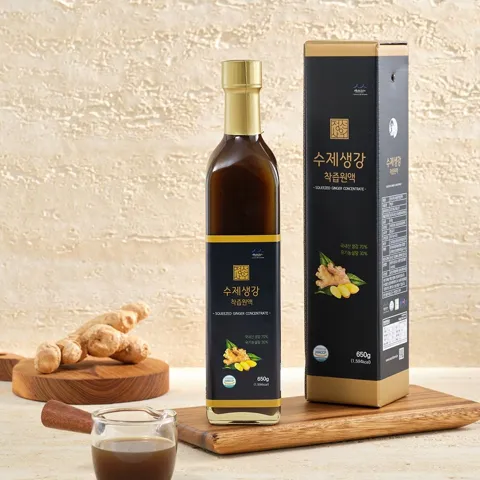 국산 생강 착즙원액 650g 생강청 생강차