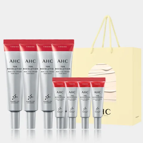 AHC 텐레볼루션 아이크림 35ml 4개 +7ml 4개 +쇼핑백