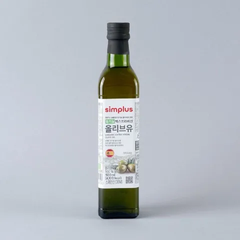 심플러스 유기농 엑스트라버진 올리브유 500ml 1+1