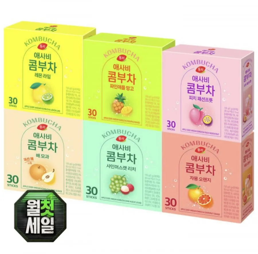 [옥션] 동서 애사비 콤부차 30T 2개 (12,440원/무료)