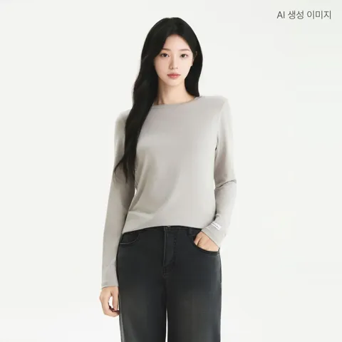 로엠 텐셀 라운드넥 티셔츠 16,120원