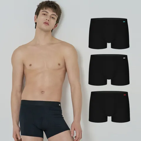 BYC모달스판 드로즈 블랙에디션 3매