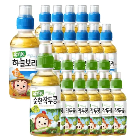 웅진식품 유기농 하늘보리 200ml x 24페트