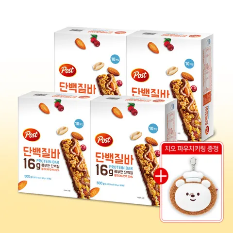 포스트 단백질바 500g X 4개