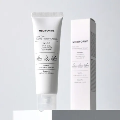 메디폴미 레드 제로 바이옴 리페어 크림 50g 피부진정 크림