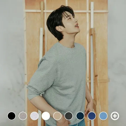 지오다노 라운드넥 맨투맨 025510