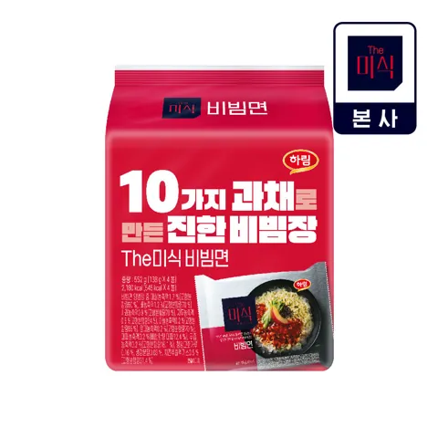 더미식 비빔면 138g X 16봉