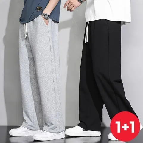 1+1 남자 트레이닝바지 컴포트 면 츄리닝바지