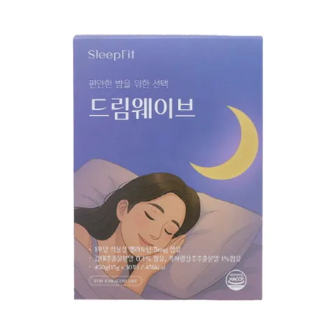 드림웨이브 식물성 멜라토닌 함유 스틱 30포 (30일분)