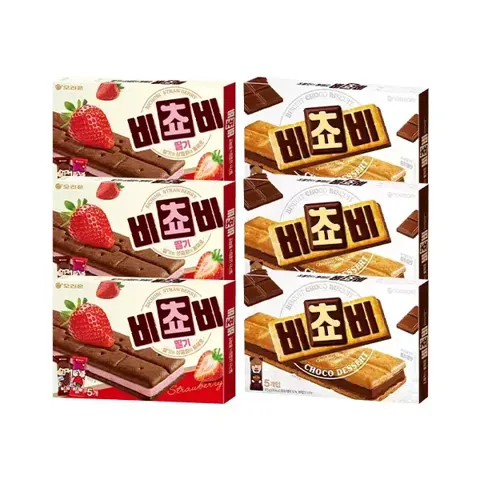 비쵸비 딸기 125g 3개 + 초코 125ml 3개