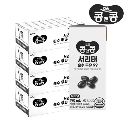 콩앤콩 서리태/맛있는두유 96팩