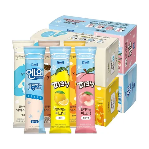 상하목장 얼려먹는 아이스크림 5종 24개 + 귤배맛 6개