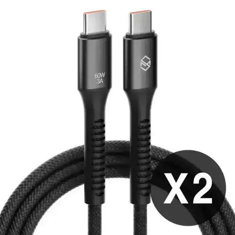 신지모루 우븐 60W C to C PD 케이블 2개