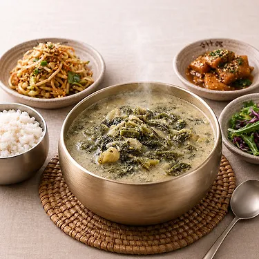 전라도 화순 무청 들깨시래기국 530g X4팩