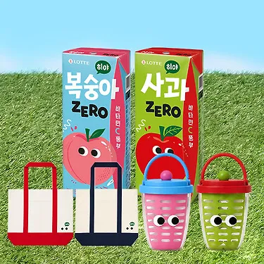 롯데 칠성 히야 제로 복숭아/사과 200ml 24+4팩외