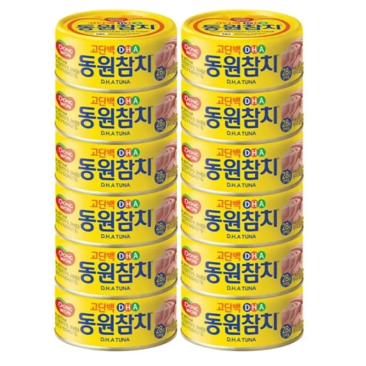 [G마켓]동원 DHA 참치 150g 원터치 12캔 22,900원/무료