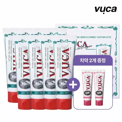 고불소 구취케어 치약 아쿠아민트향 8개 + 2개 증정
