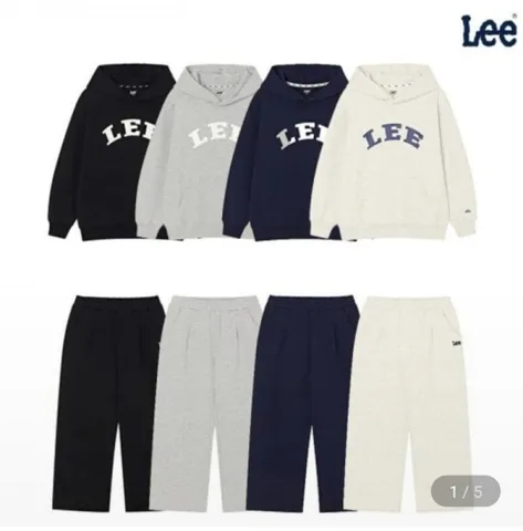 LEE키즈 아치로고 후디셋업