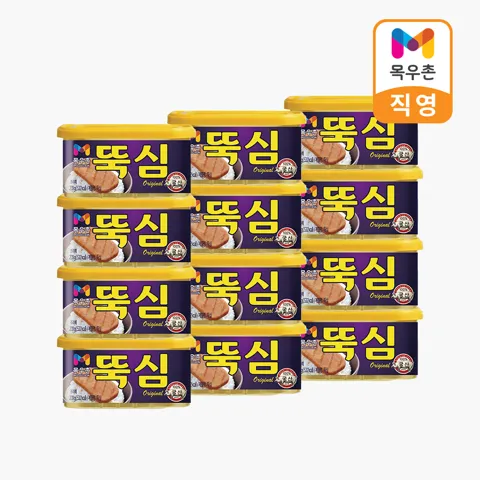 목우촌 뚝심 200g 12캔