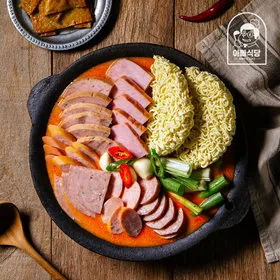 햄듬뿍 부대찌개 600g 3팩+라면사리
