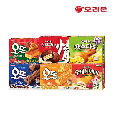 오뜨 애플파이 10P 3개 + 초코파이 12P 3개