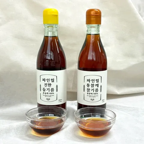 전통압착 통깨 100% 참기름 350ml 1+1