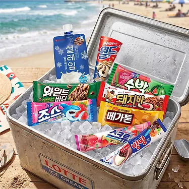 월드콘6개 + 설레임6개 + 바류 20개 골라담기