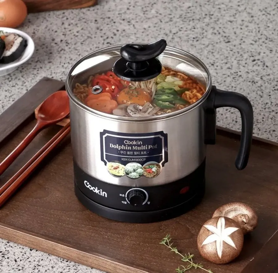 [토스]키친플라워 쿠킨 돌핀 멀티 라면포트, 1.8L, 13,900원 무배