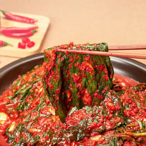 국내산 깻잎김치 500g