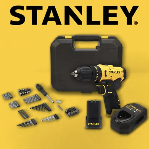 스탠리 12V MAX 해머드릴 드라이버 세트 100PCS 키트 포함