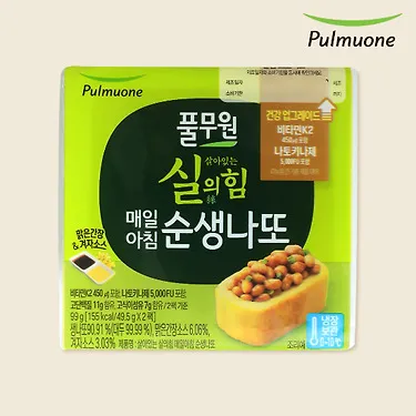 풀무원 매일아침 순생나또 15개 (30팩)