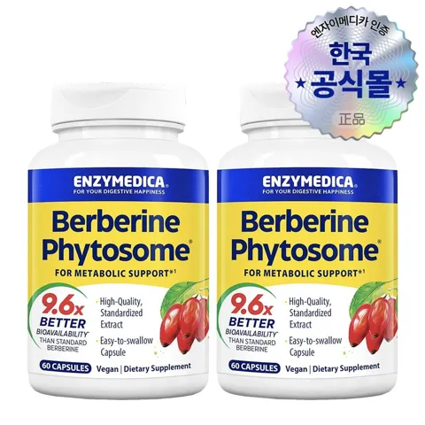 엔자이메디카 베르베린 파이토솜 60캡슐 x 4병