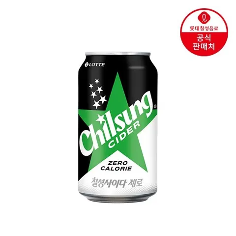 칠성사이다 제로 355ml 24캔 (13,940원) (무료)