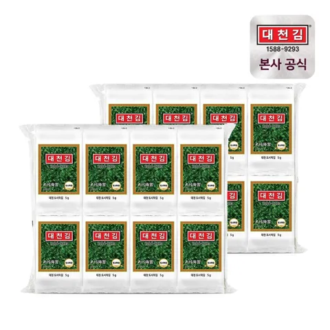 대천김 도시락김 5g 32봉