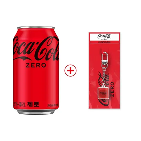 코카콜라 제로 350ml캔 24개입+ 코크제로 키캡키링 증정