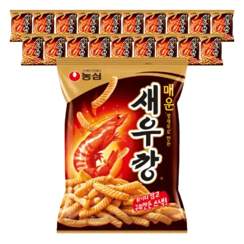 농심 매운새우깡 90g 20개