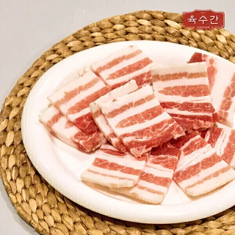 육수간 대패 삼겹살 250g x 8팩 총 2kg