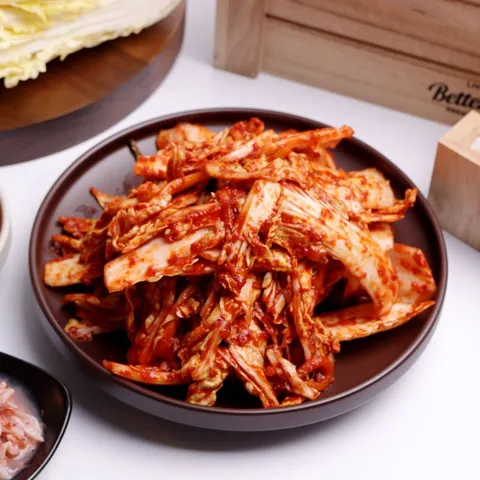 말바우시장 국산 전라도 알배기 겉절이 김치 2kg