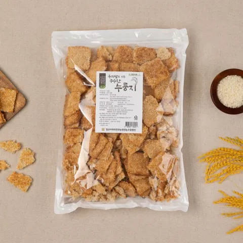 국산 가마솥 우리쌀 누룽지 간식 1kg