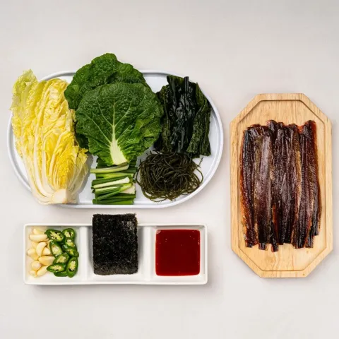 구룡포 쫀득한 완전손질 햇 과메기 5미10쪽+아채세트