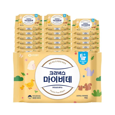 크리넥스 마이비데 키즈 캡 40매 9팩 2세트