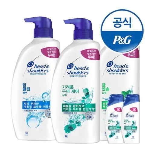 [오늘의집] 헤드앤숄더 샴푸 850ml 3개+미니샴푸 2개(23,569원/무배)